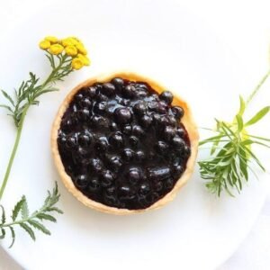 Atviras mėlynių pyragas