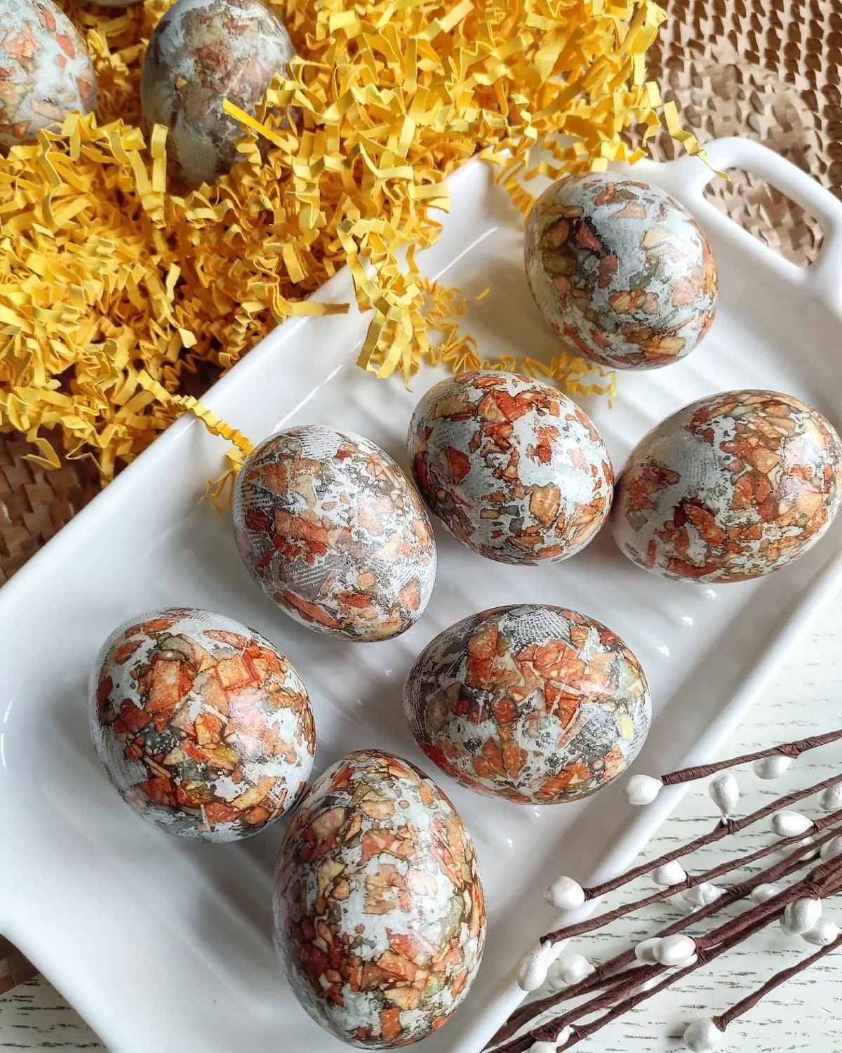 Velykiniai kiaušiniai "Mozaika"