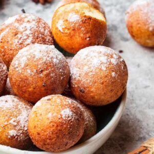 Varškės spurgytės su traškia plutele