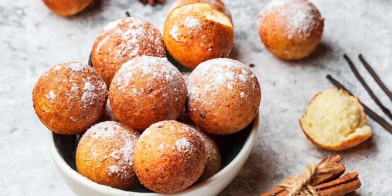 Varškės spurgytės su traškia plutele