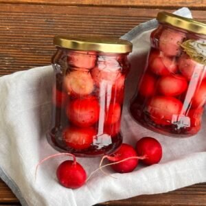 Paruošti marinuoti ridikėliai